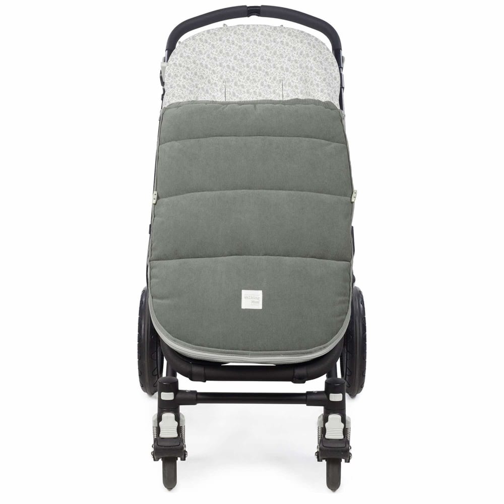 Walking mum Winterfußsack baby GRÜN BAUMWOLLE Baby