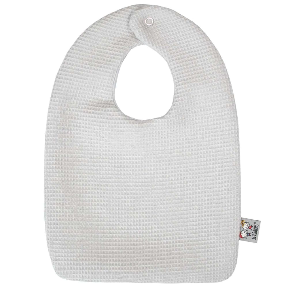 Sevira Kids Baby-lätzchen aus wabenmuster baumwolle Grau Baby