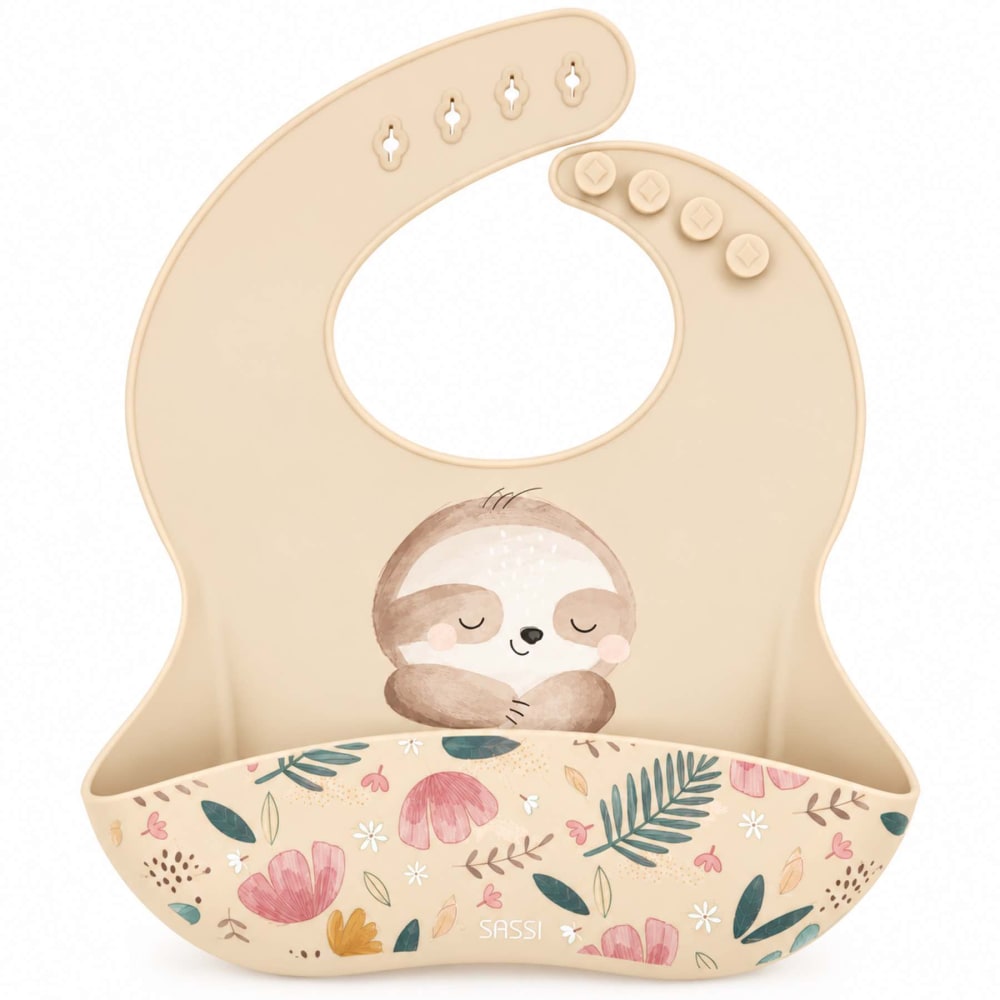 Sassi Junior - Bavoir récupérateur en silicone