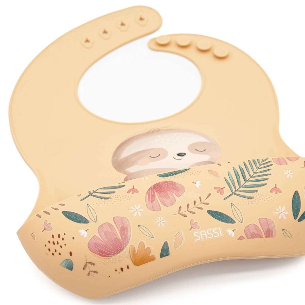 Bavoir récupérateur en silicone (Sassi Junior) - Image 2