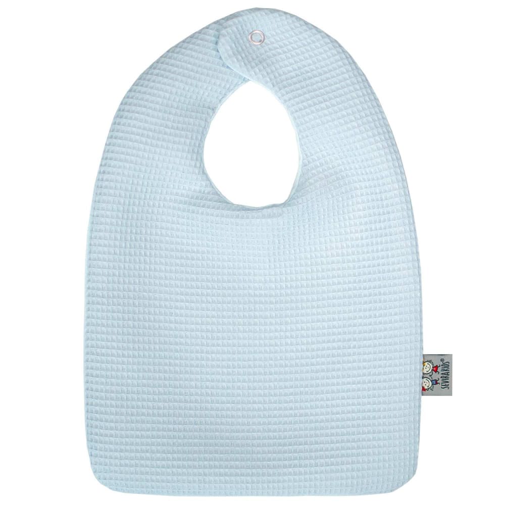 Sevira Kids Baby-lätzchen aus wabenmuster baumwolle Blau Baby