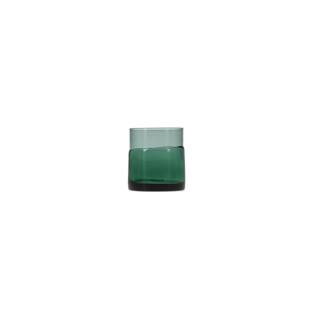 Lot de 2 verre à boire vert en verre 31,5cl Lot de 2 verre à boire vert en verre 31,5cl