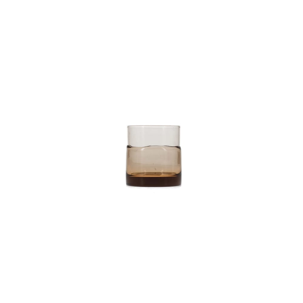 Lot de 2 verre à boire marron en verre 31,5cl Lot de 2 verre à boire marron en verre 31,5cl