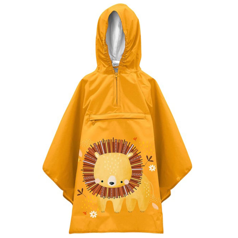 Sassi Junior Regenponcho wasserdichte kappe für kinder ORANGE PES - POLYESTER Baby
