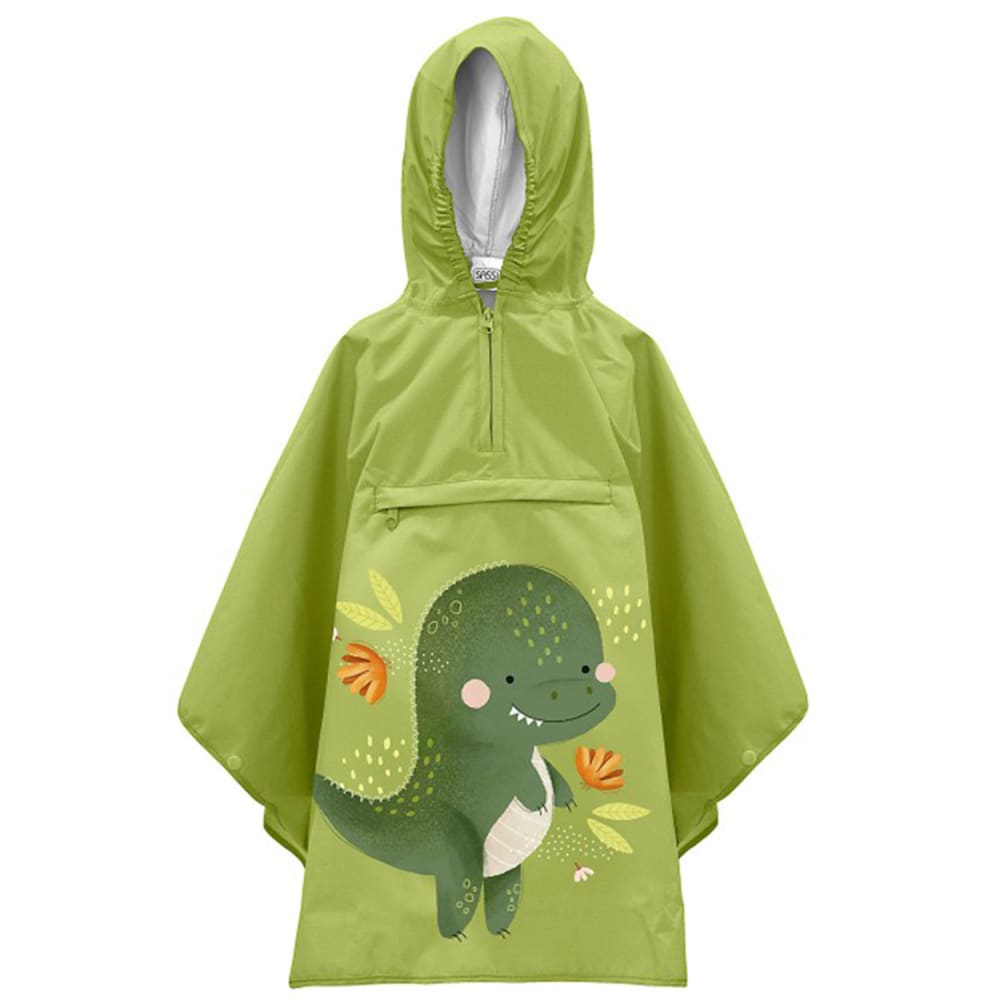 Sassi Junior Regenponcho wasserdichte kappe für kinder GRÜN PES - POLYESTER Baby