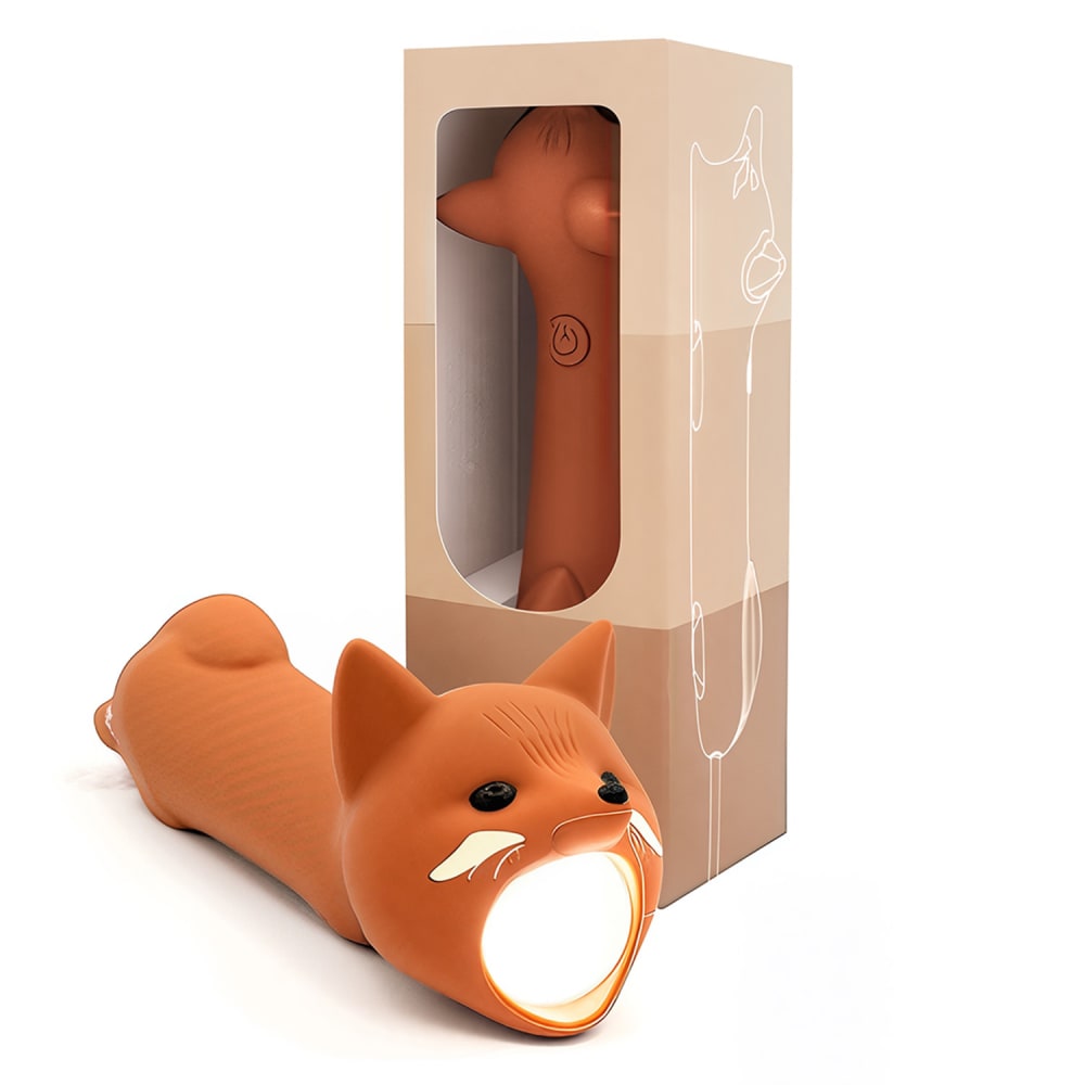 Little L Taschenlampe tiere aus silikon für kinder BRAUN SILIKON-ORGANOSILOXAN Kinder