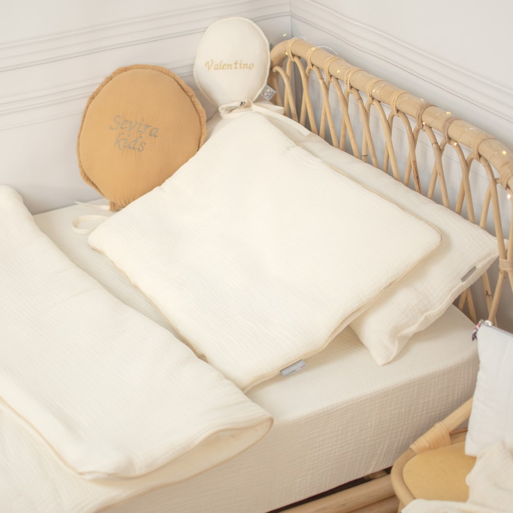Bezug flaches nackenkissen baumwollgaze - Maisons Du Monde