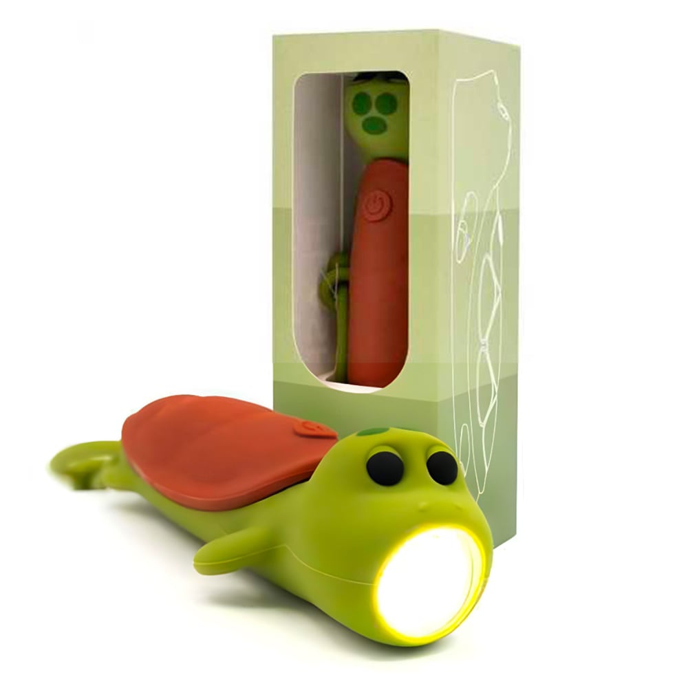 Little L Taschenlampe tiere aus silikon für kinder BRAUN SILIKON-ORGANOSILOXAN Kinder