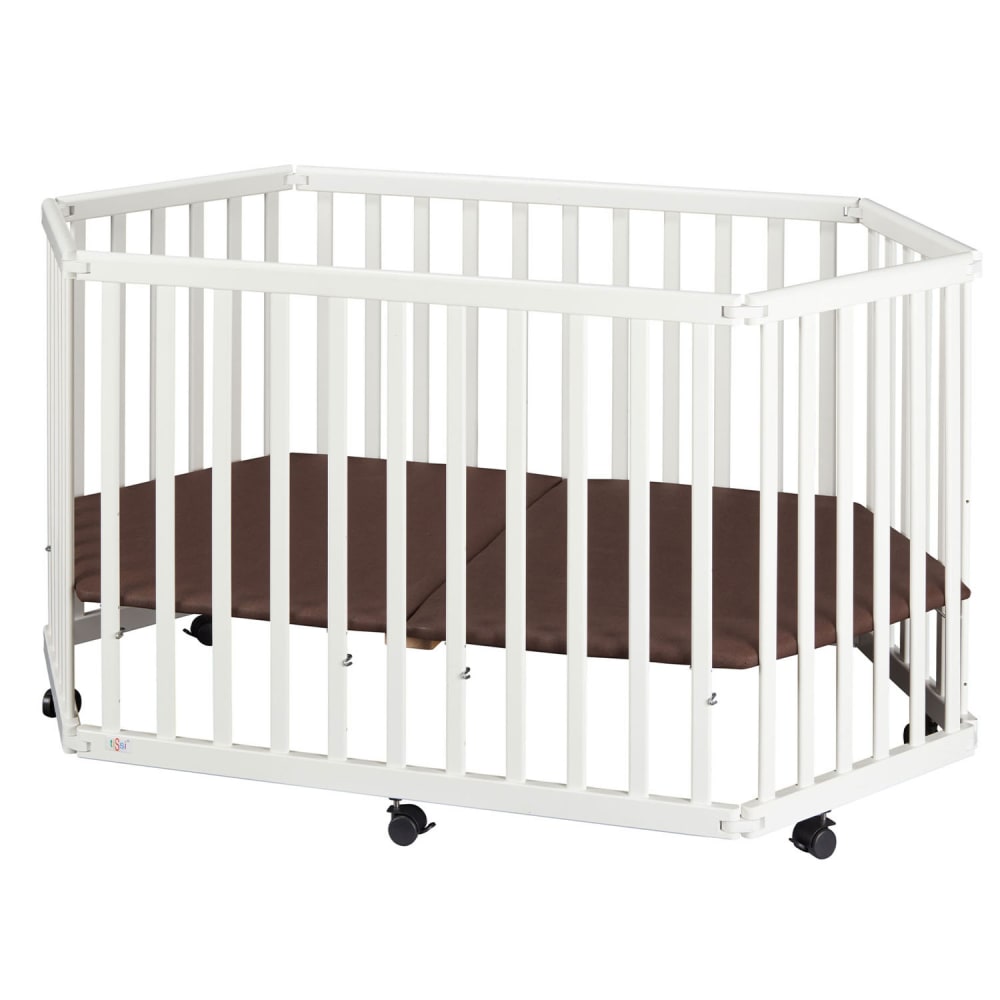 Parc bébé pliable en - bois