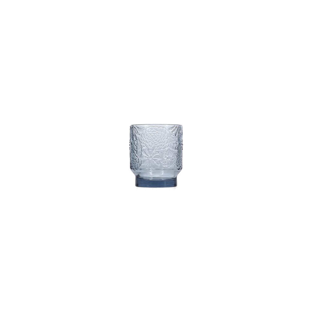 Lot de 4 verre à boire bleu en verre 30cl Lot de 4 verre à boire bleu en verre 30cl