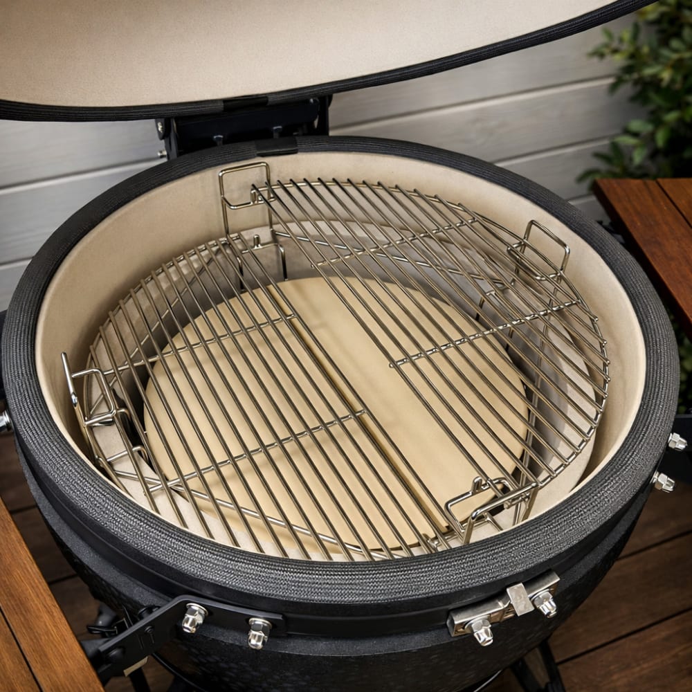 Système de cuisson modulaire pour kamado à niveaux ajustables D46,5cm