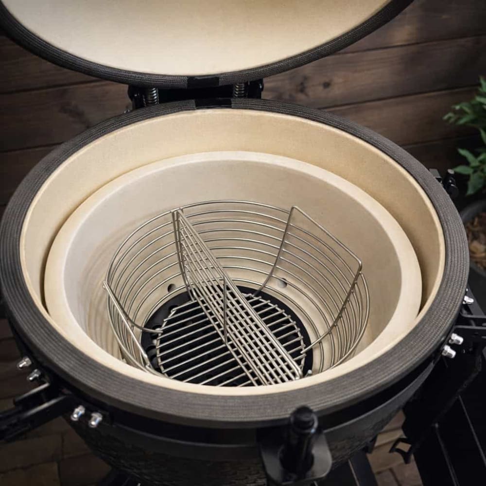 Patton Edelstahl-Holzkohlekorb für 15-16" Kamado Silber Edelstahl