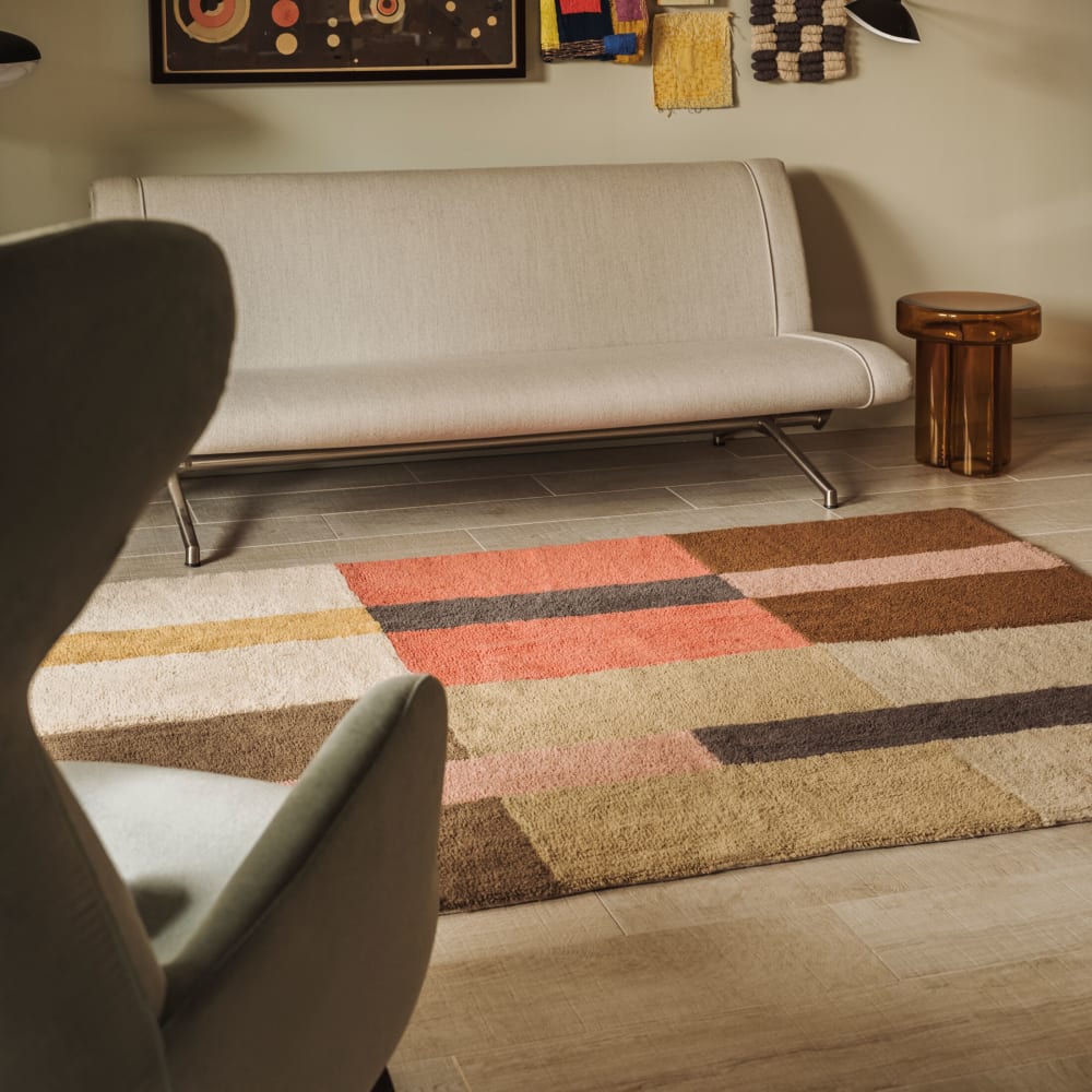 Chroma Stripes - Tapis en laine Chroma Spiced Coral 80 x 230 cm — vue 3