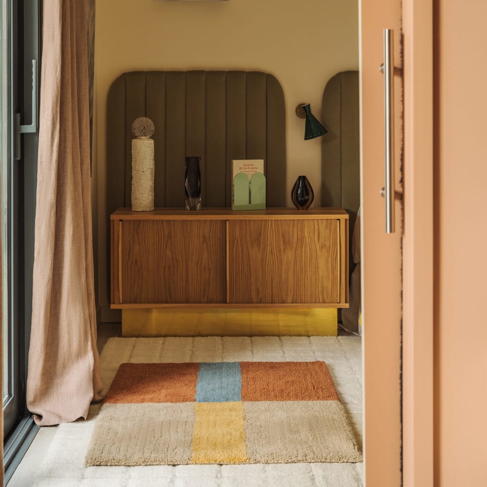 Chroma Stripes - Tapis en laine Chroma Cinnamon 80 x 140 cm — vue 3