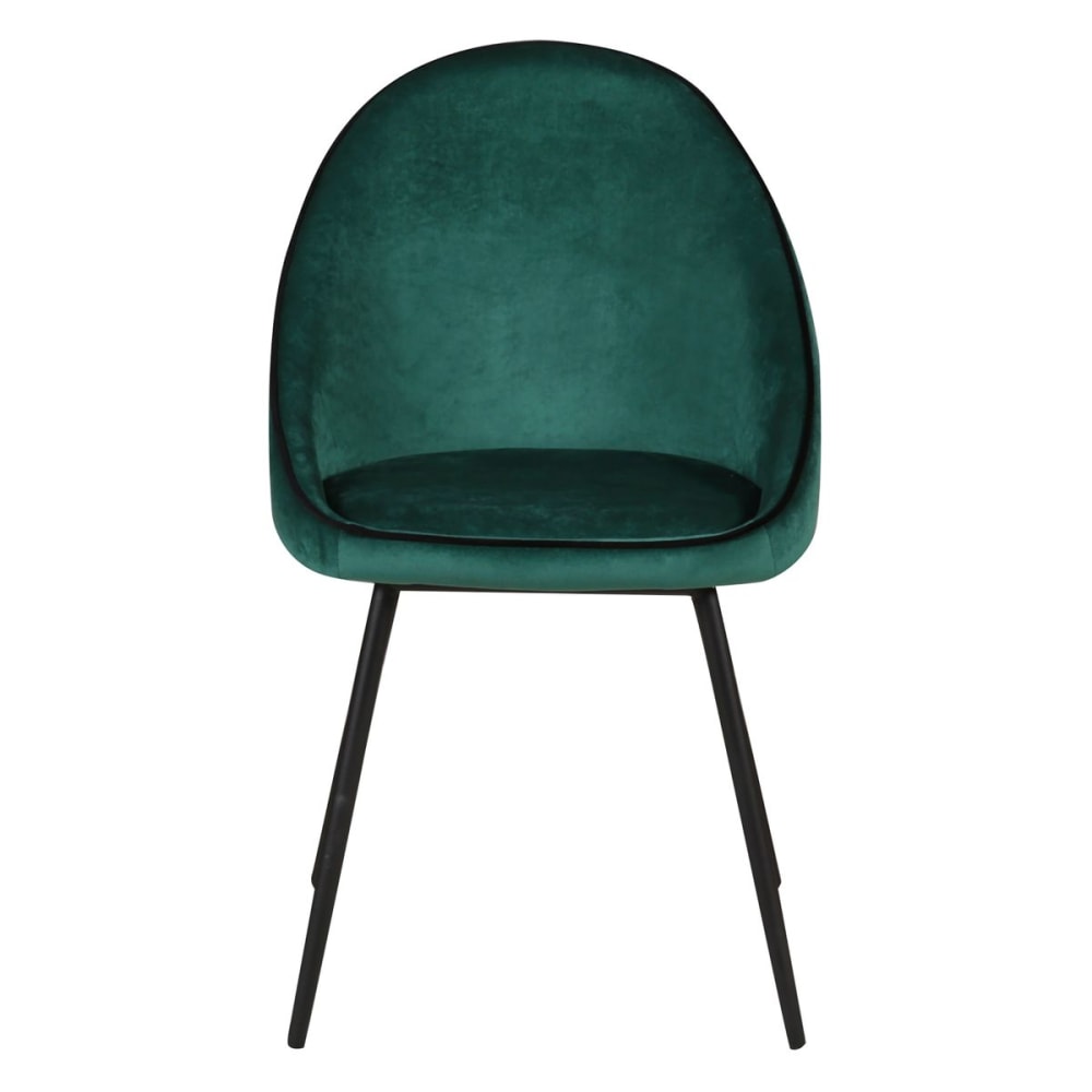 chaise de repas velours