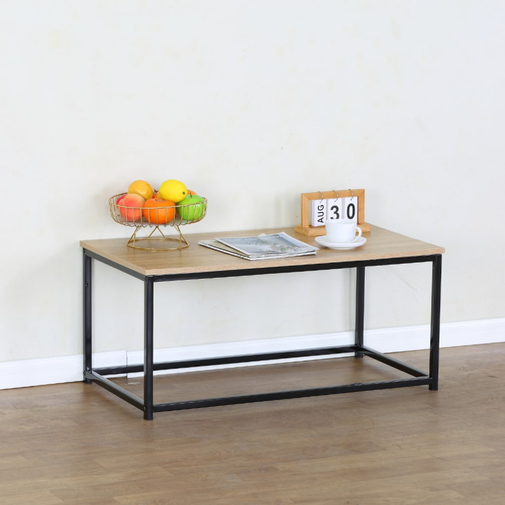 Concept Usine Rechteckiger Couchtisch 90 x 48 cm aus Eiche style modern Braun Spanplatte