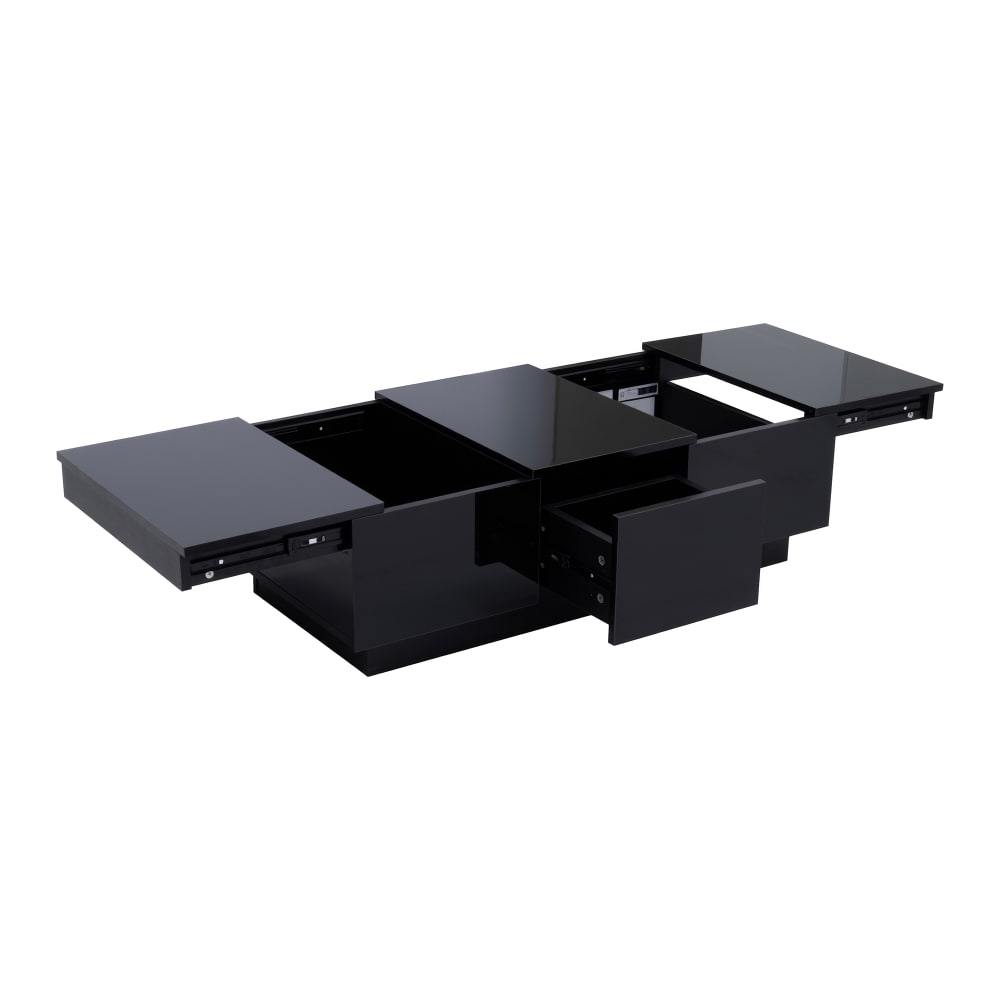 table basse avec tiroirs - plateaux