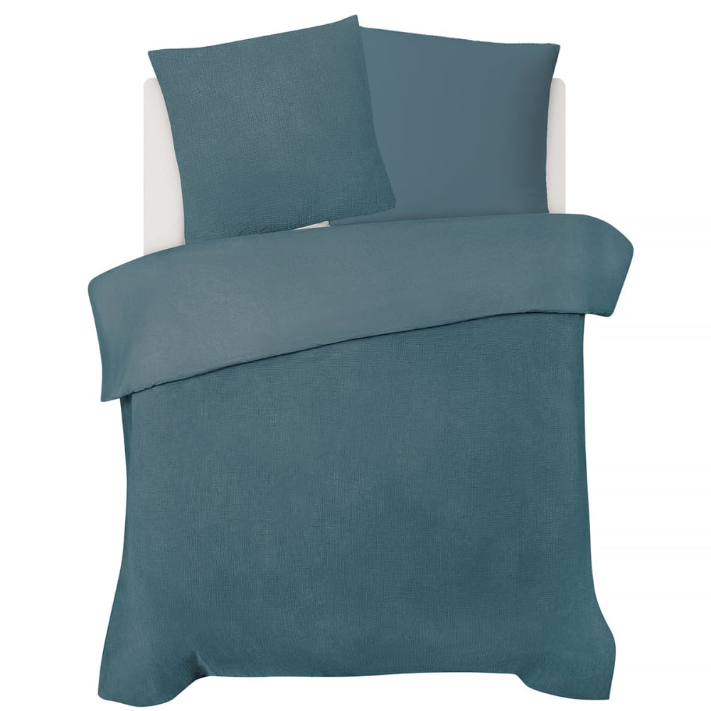Parure de lit double en gaze de coton 240x220cm — vue 3
