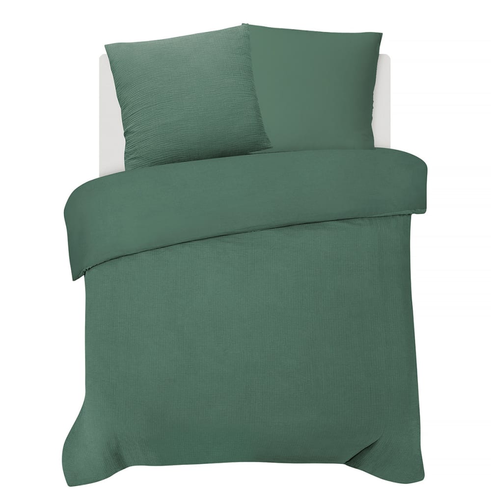 Parure de lit double en gaze de coton 260x240cm — vue 3