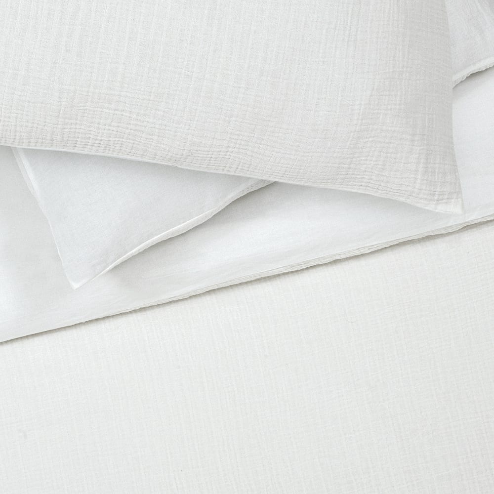 Parure de lit double en gaze de coton 240x220cm — vue 4