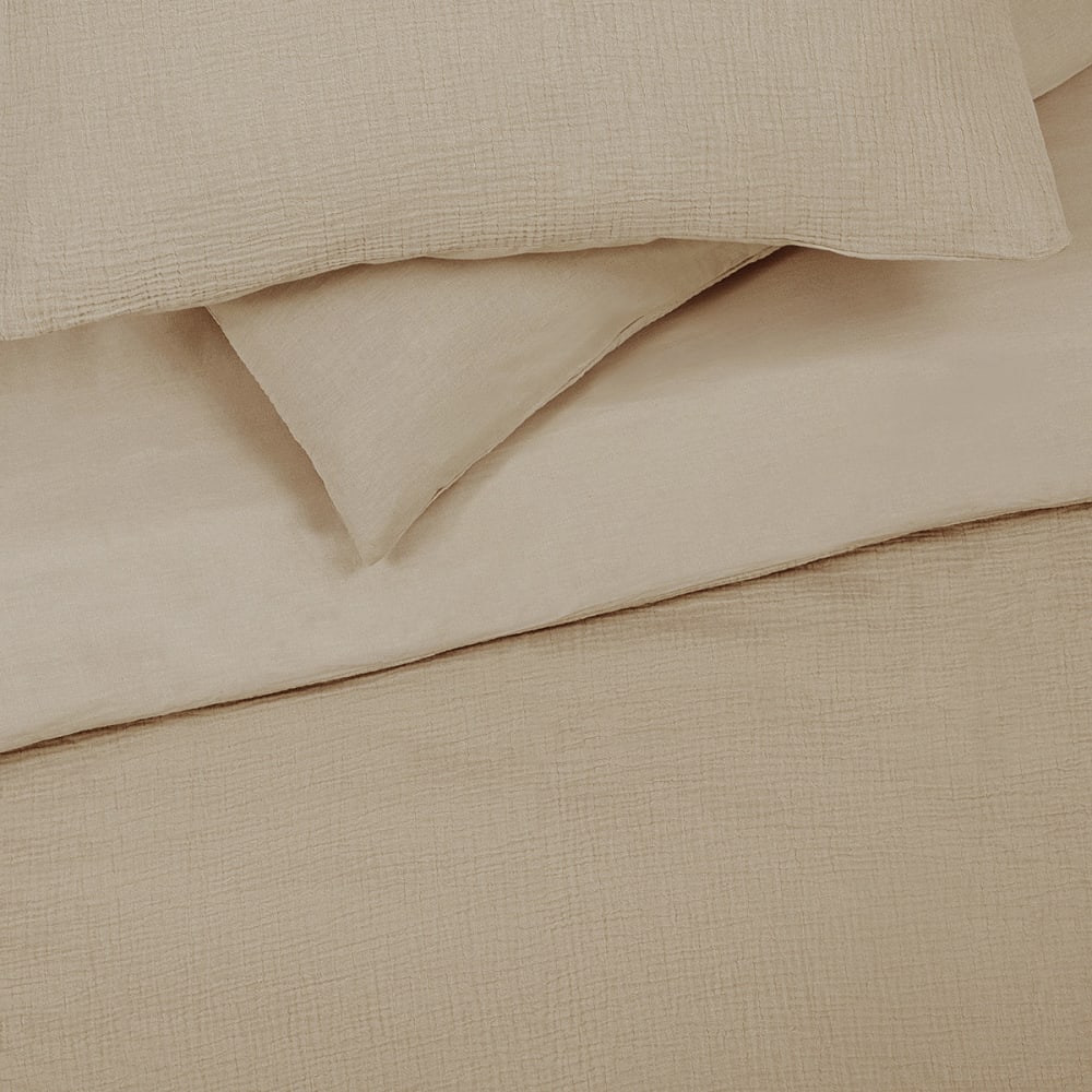 Parure de lit double en gaze de coton 260x240cm — vue 4
