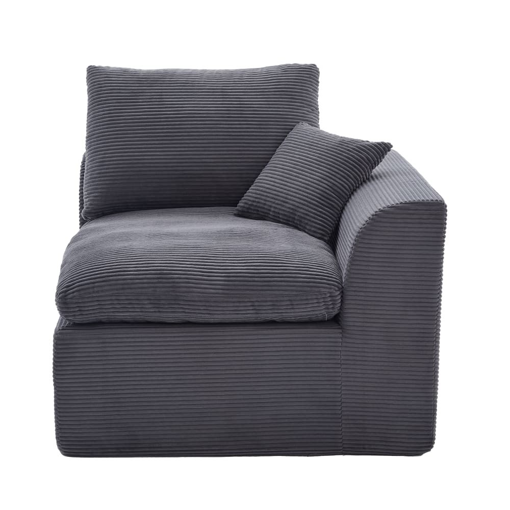 Fauteuil 1 place en velours - style