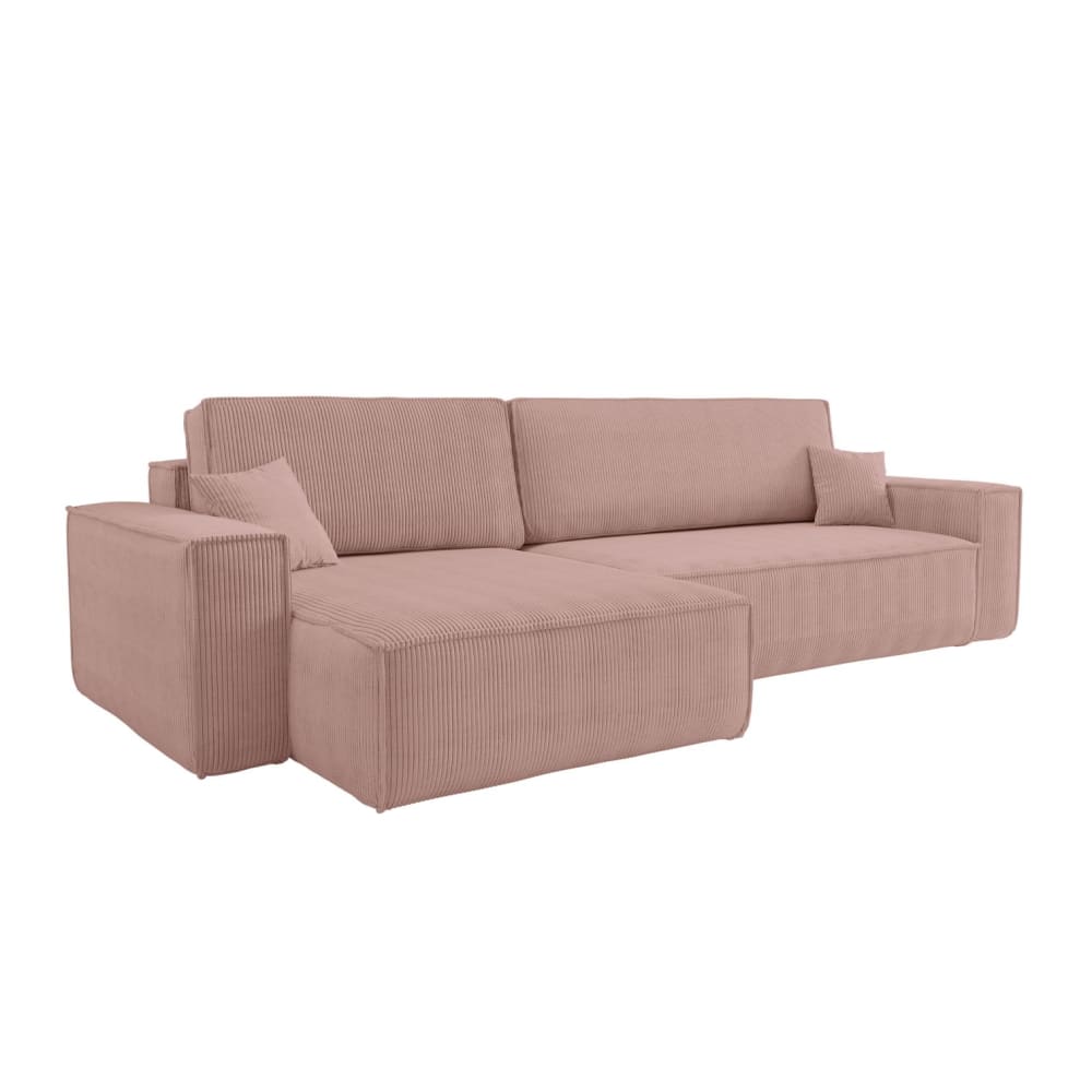 Canapé d'angle max réversible - rose