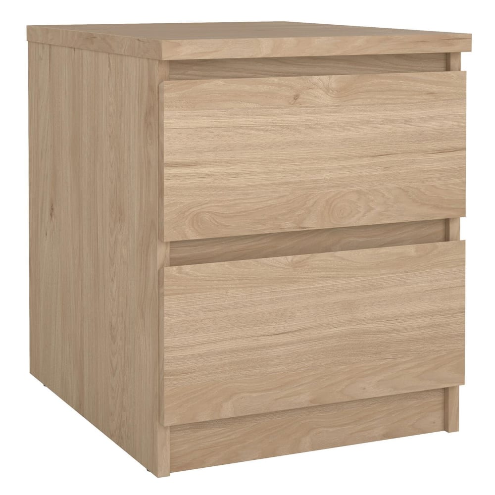 Mesita de noche sil en madera color roble