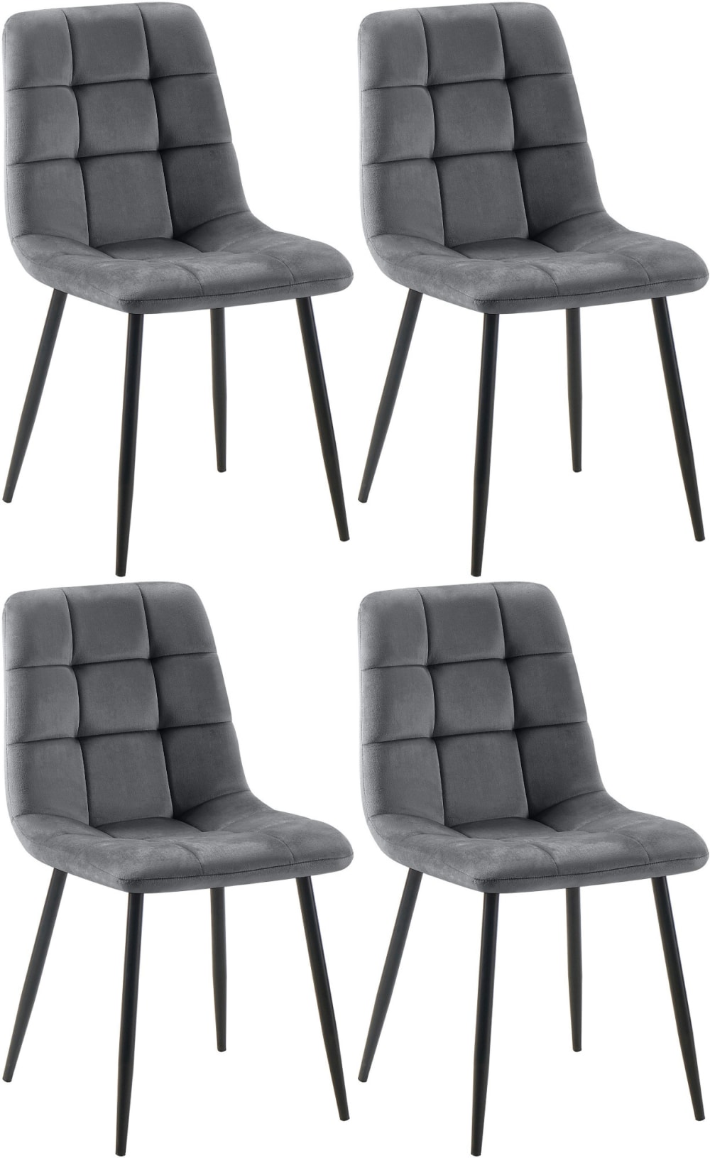 Lot 4 chaises de salle - manger