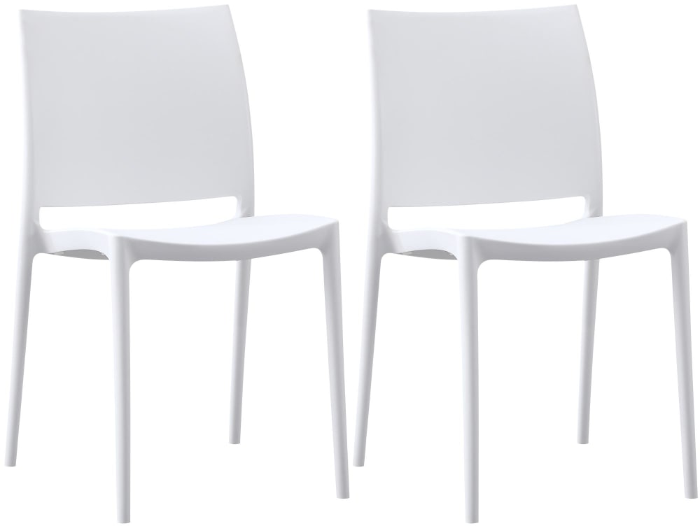 Lot 2 chaises jardin