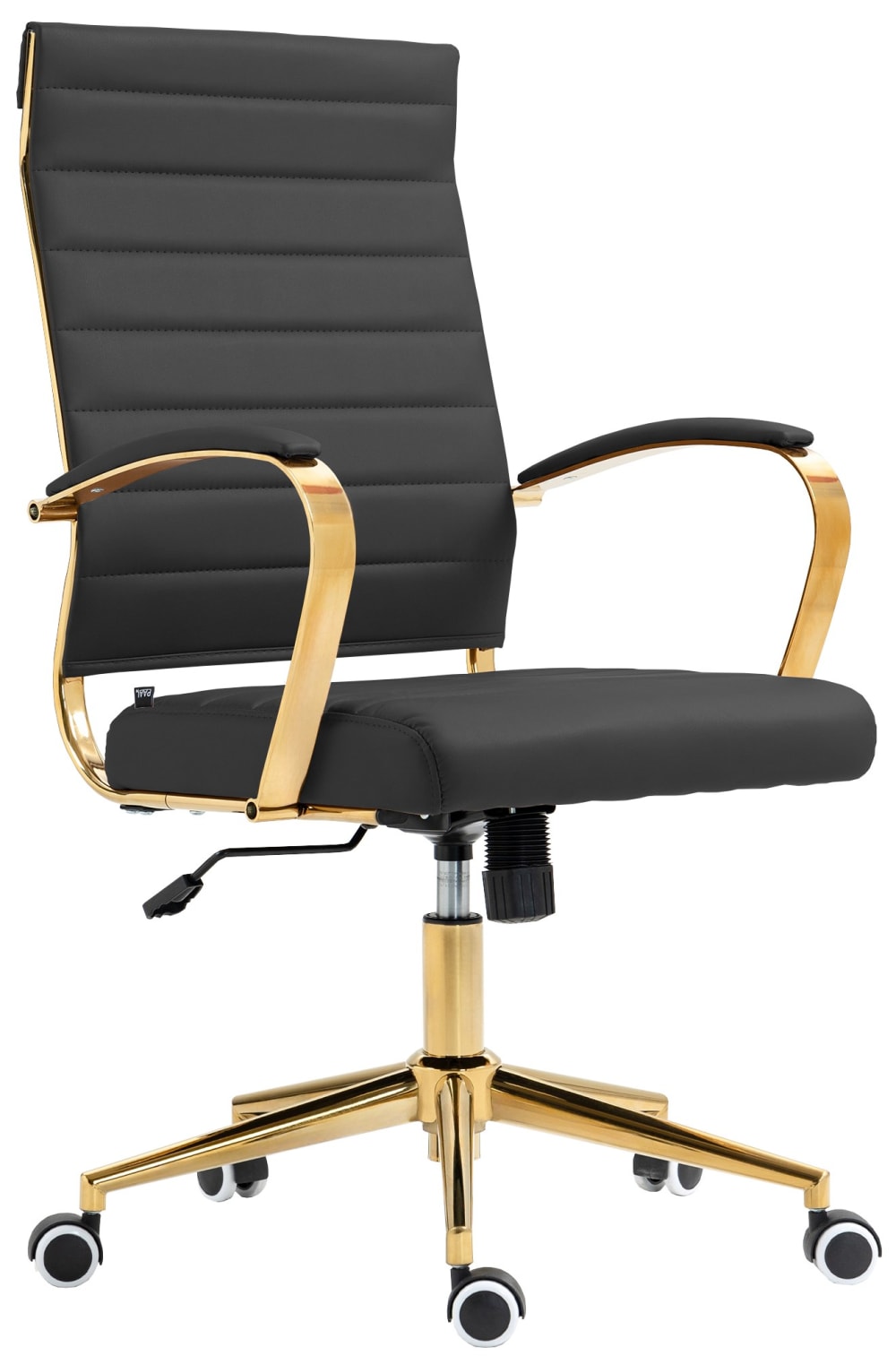 CLP Bürostuhl drehbar ergonomisch aus Kunstleder schwarz style modern - Pvc - Polyvinlychlorid