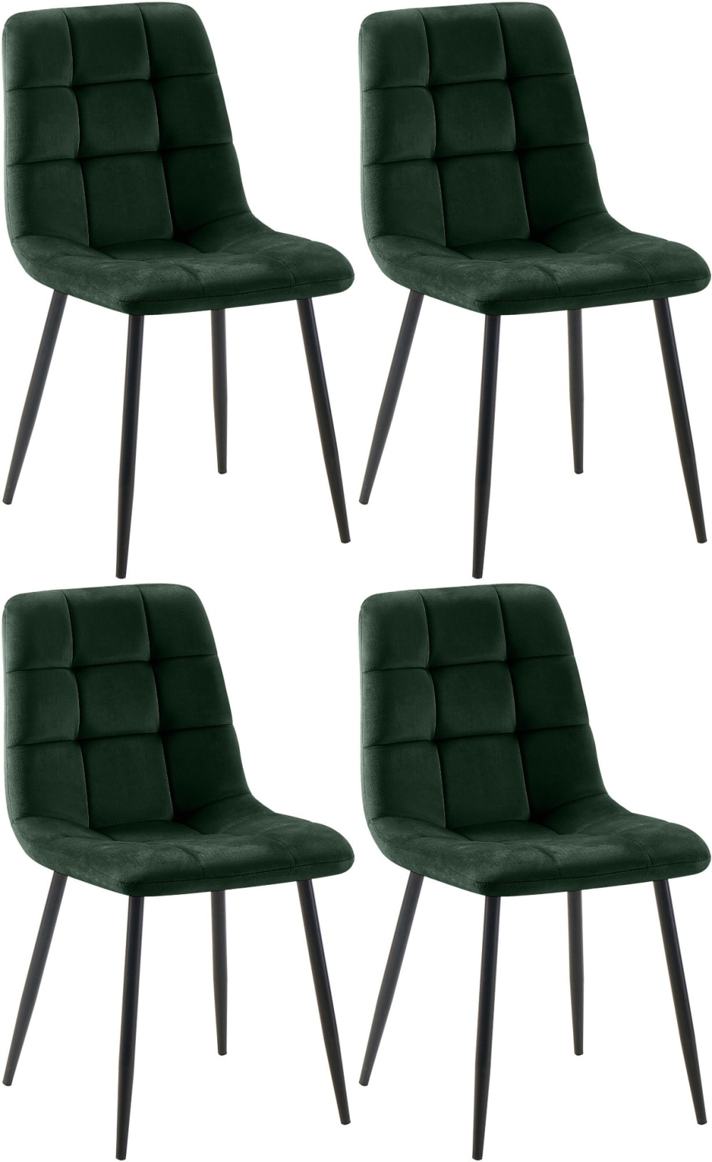 Lot 4 chaises de salle