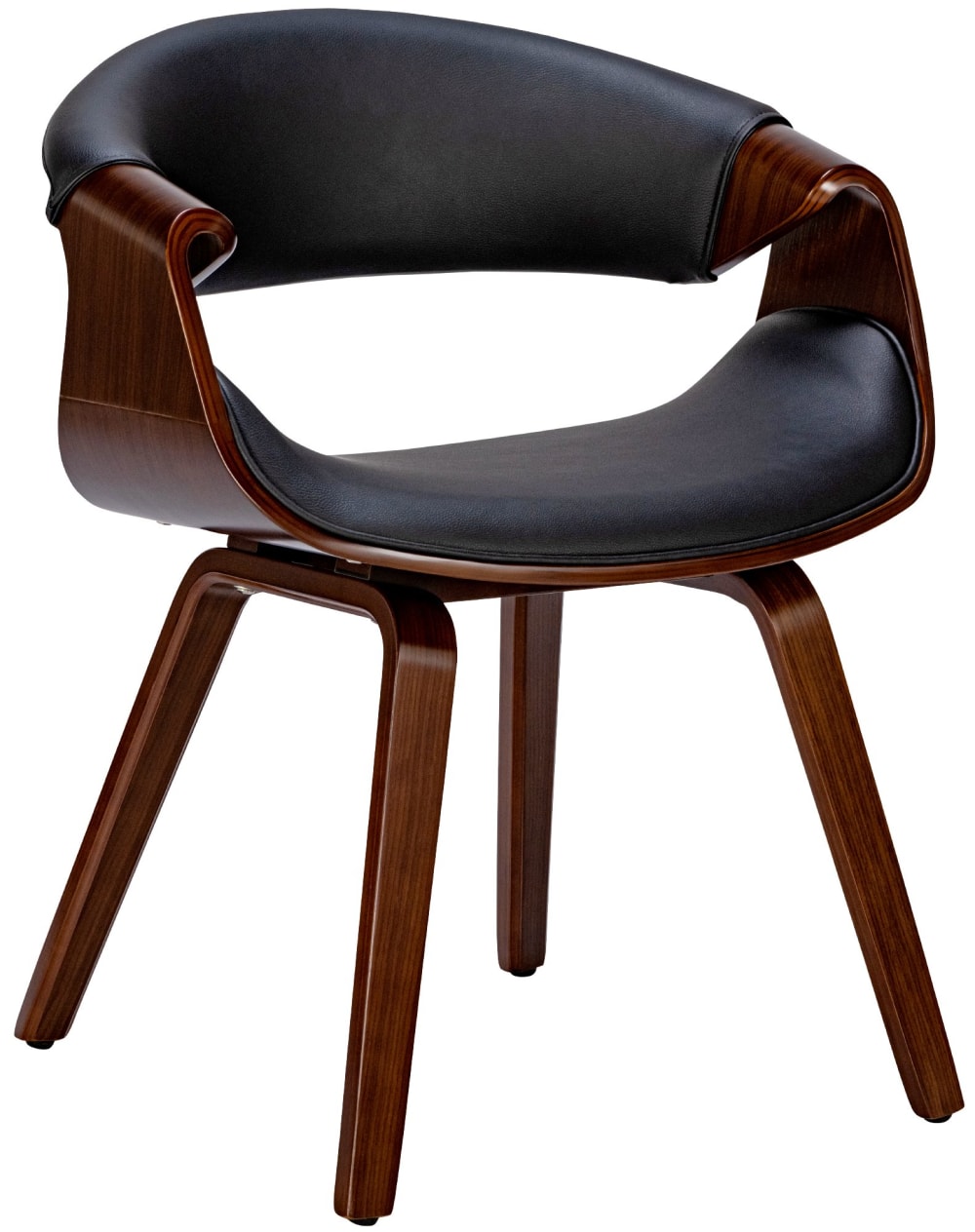 Chaise avec assise en - noyer