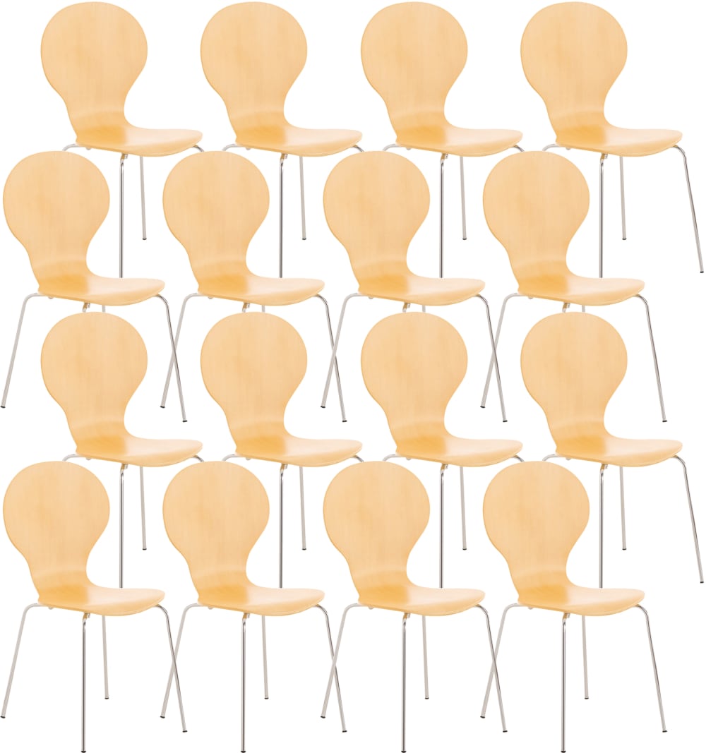 Lot de 16 chaises de