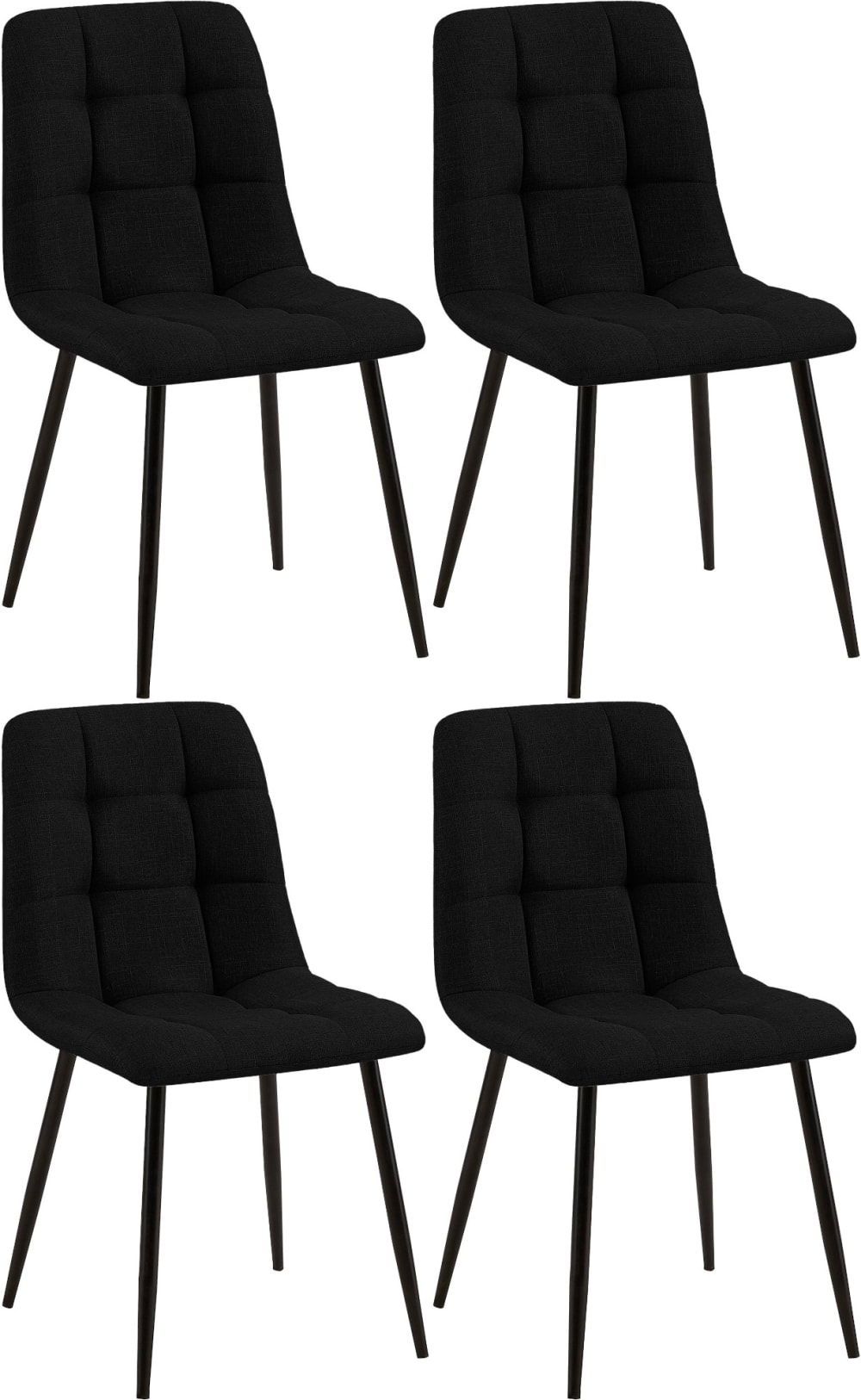 Lot 4 chaises de salle