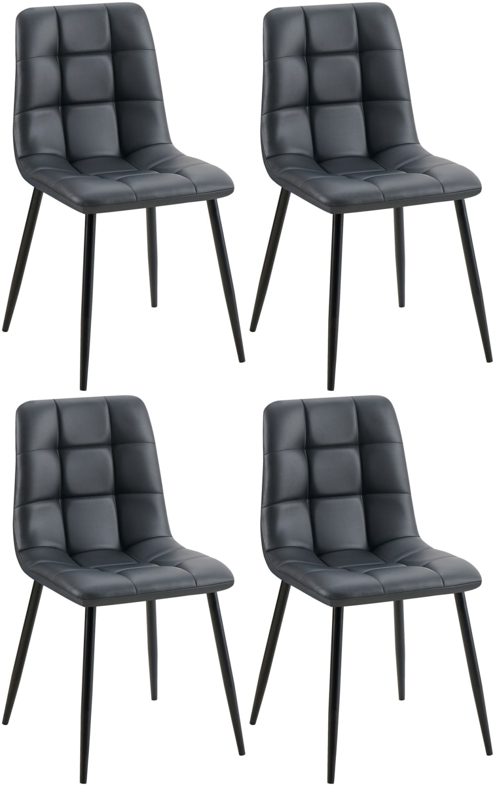 Lot de 4  chaise salle