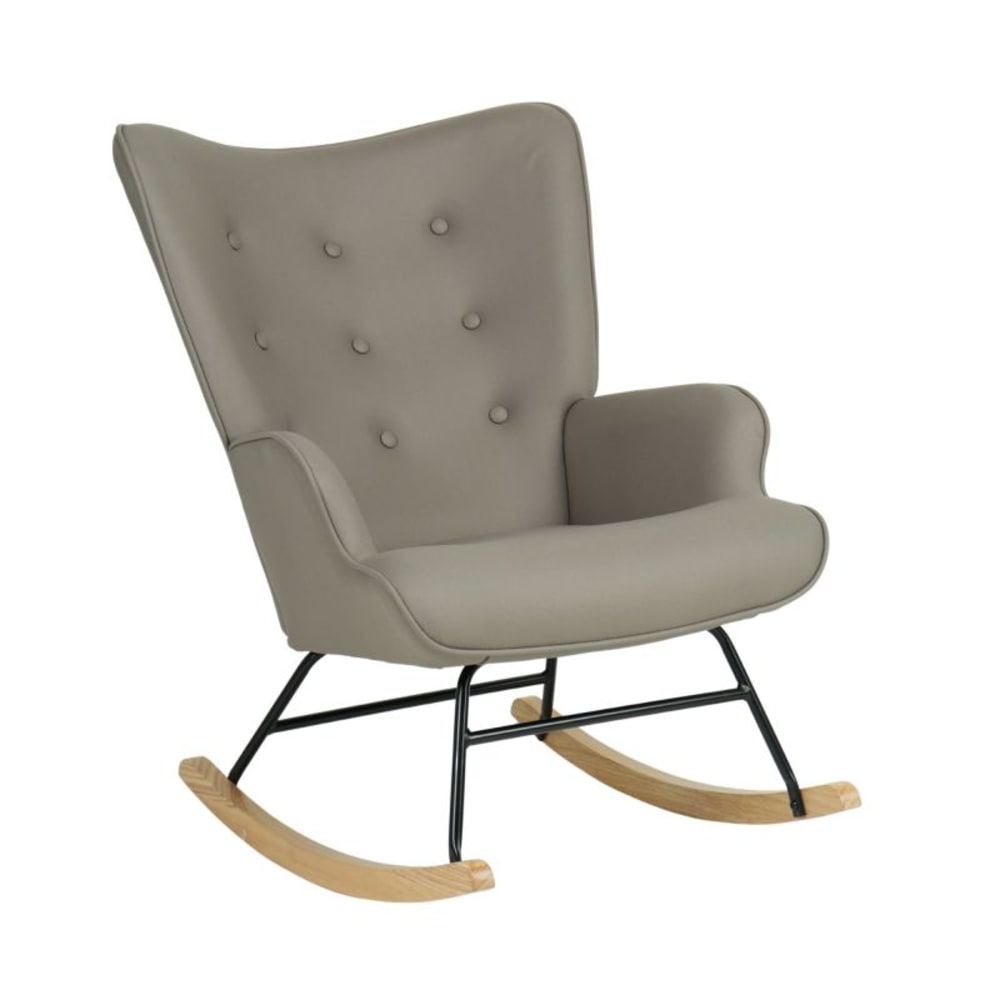 Fauteuil à bascule bois