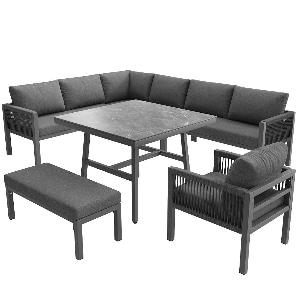 ensemble de jardin 8 - gris