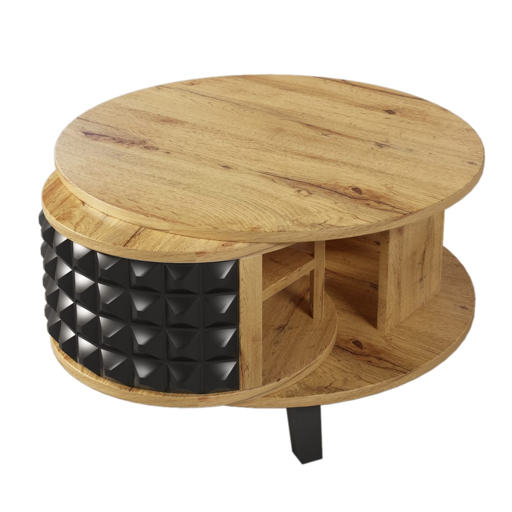 Table basse marron avec
