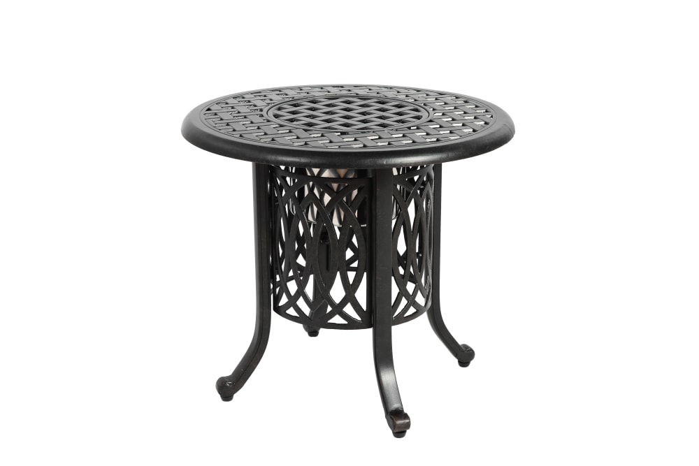 Table bistro en aluminium - seau glace
