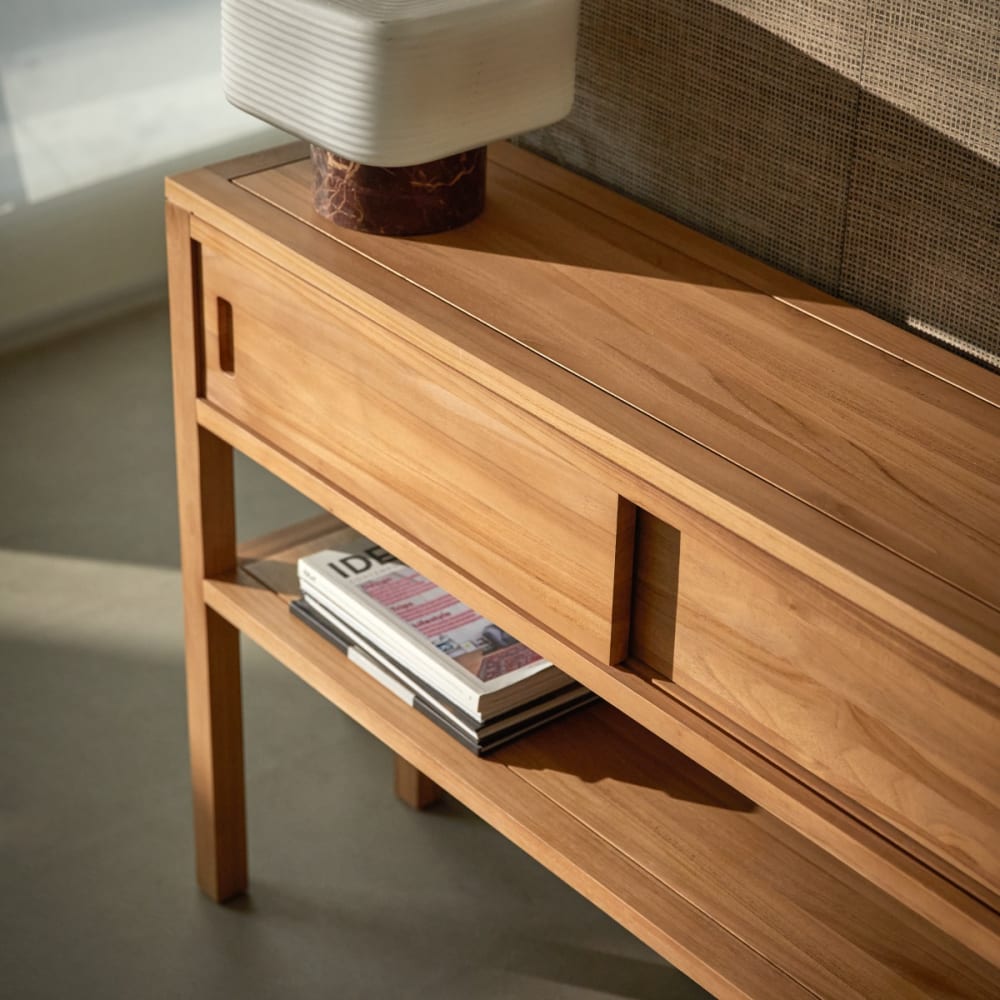 Konsole aus massivem Teakholz - Maisons Du Monde