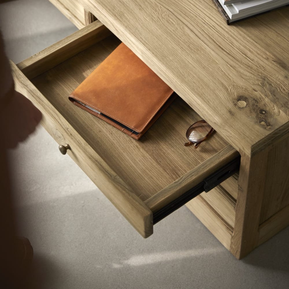 Rechteckiger Couchtisch aus massivem Recycling-Teakholz - Maisons