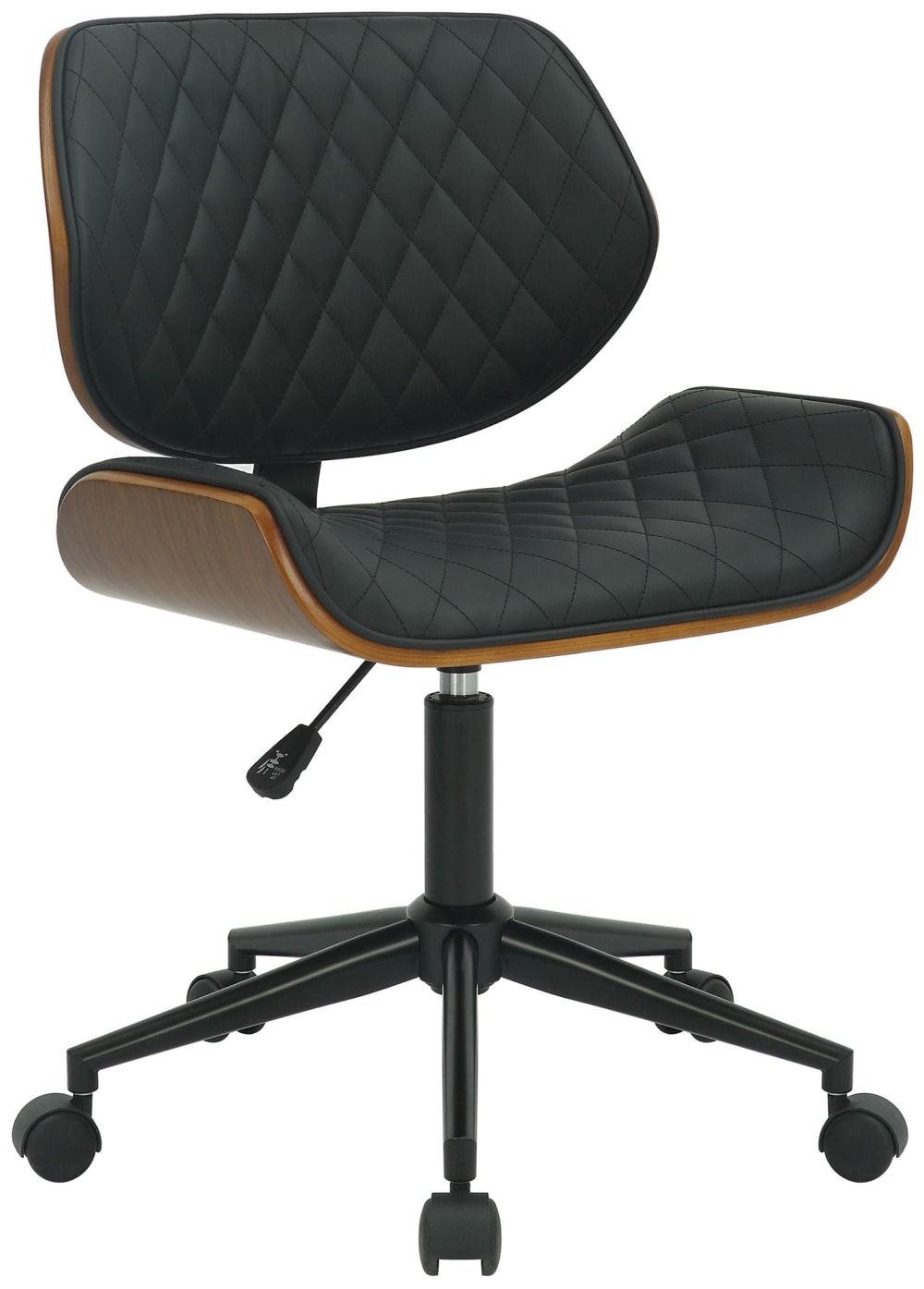 chaise de bureau réglable - noyer