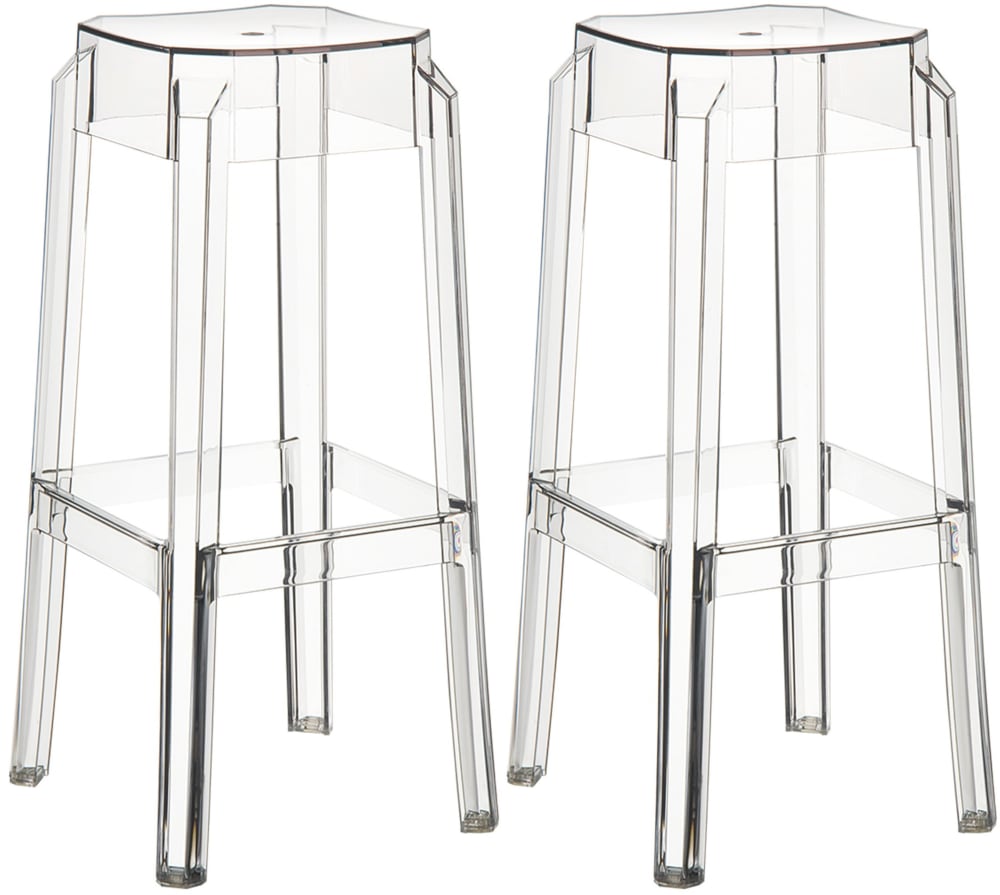 Lot 2 tabourets empilables