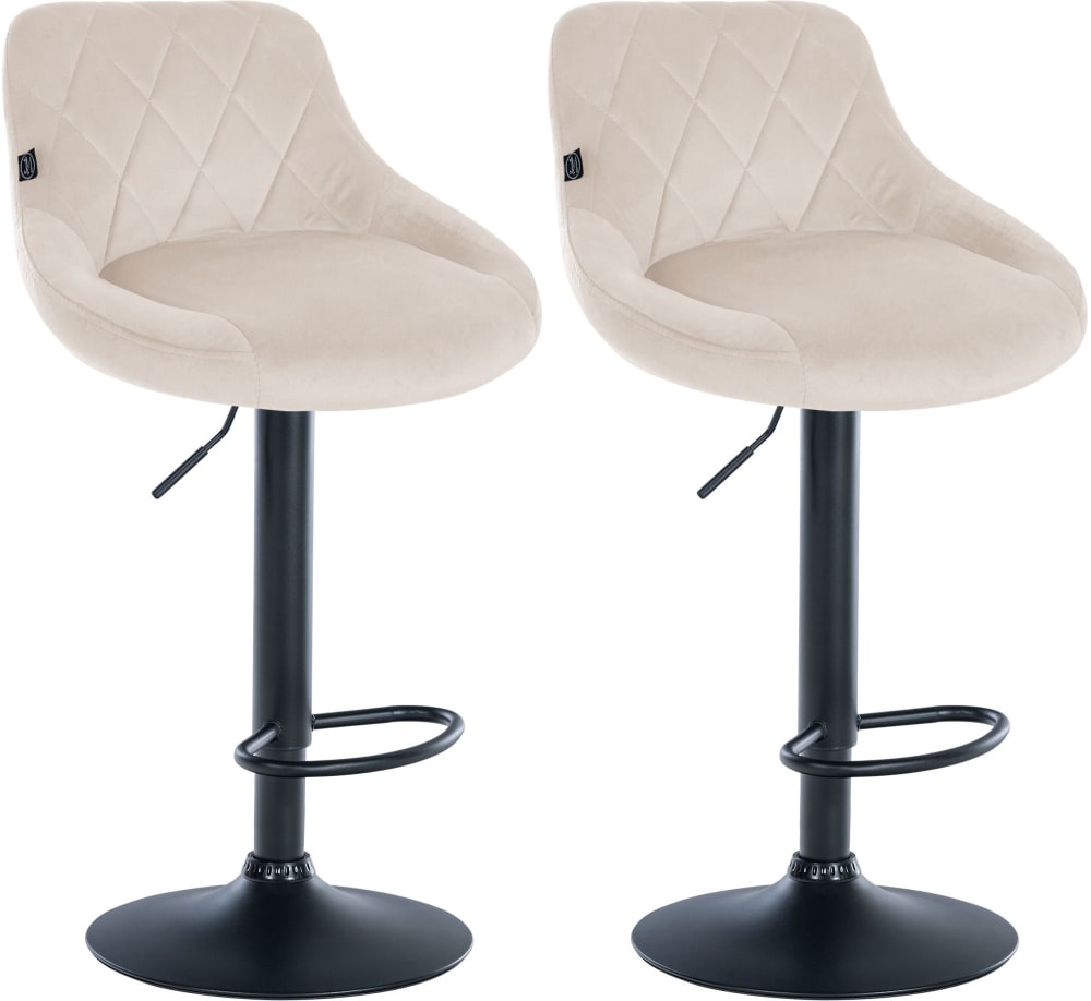 Lot 2 tabourets réglable - pivotants