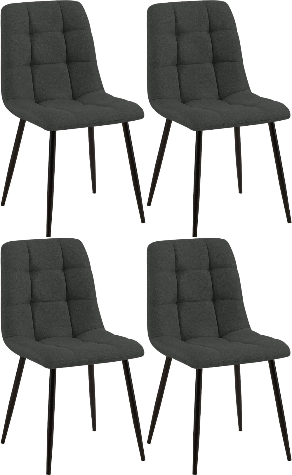 Lot 4 chaises de salle