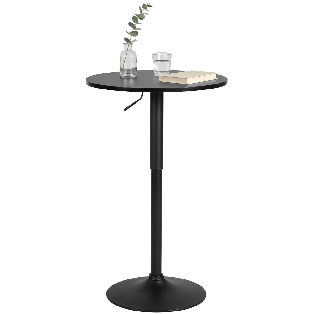 Table d'appoint réglable en hauteur en holz noir / noir Table d'appoint réglable en hauteur en holz noir / noir