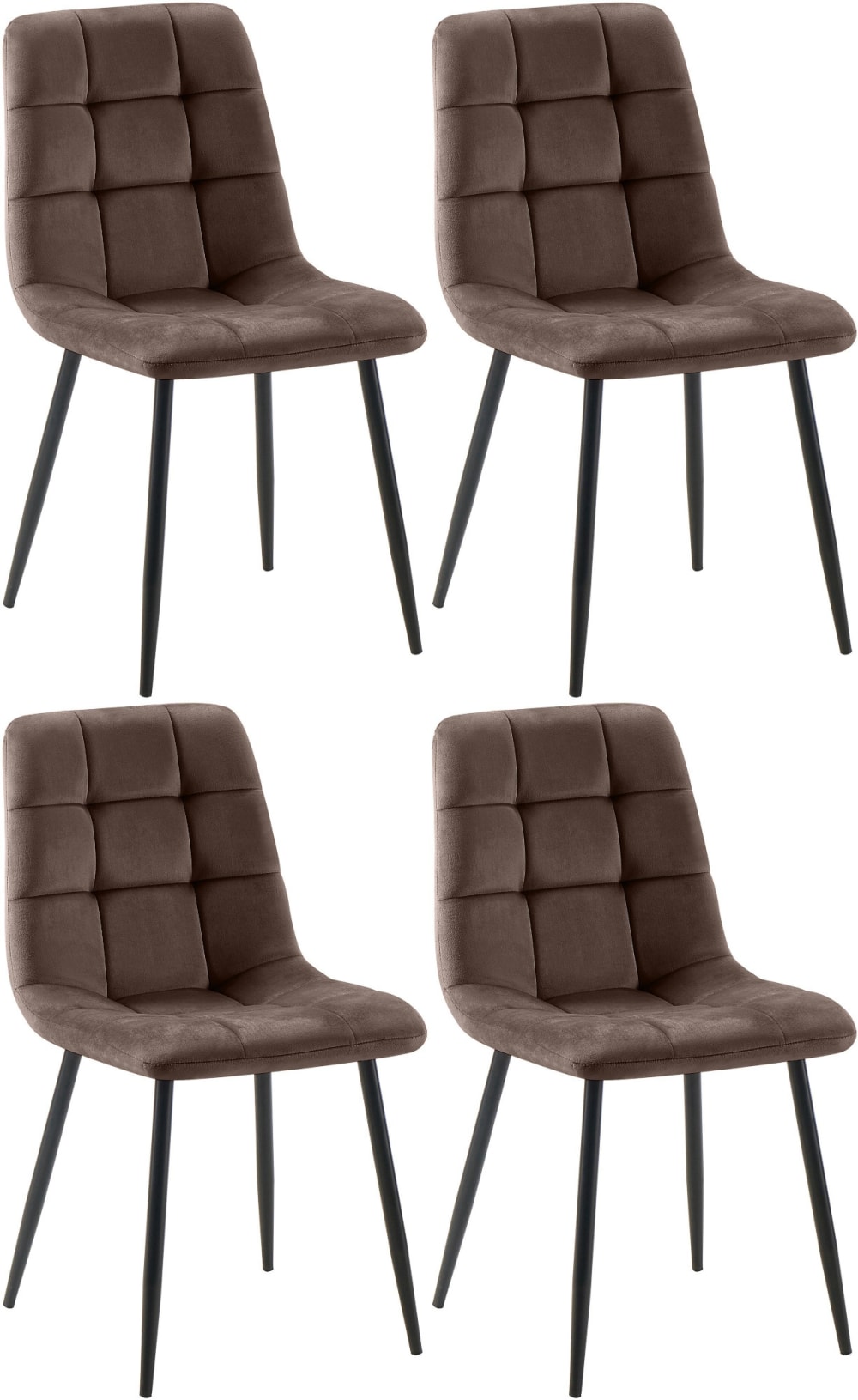 Lot 4 chaises de salle - manger
