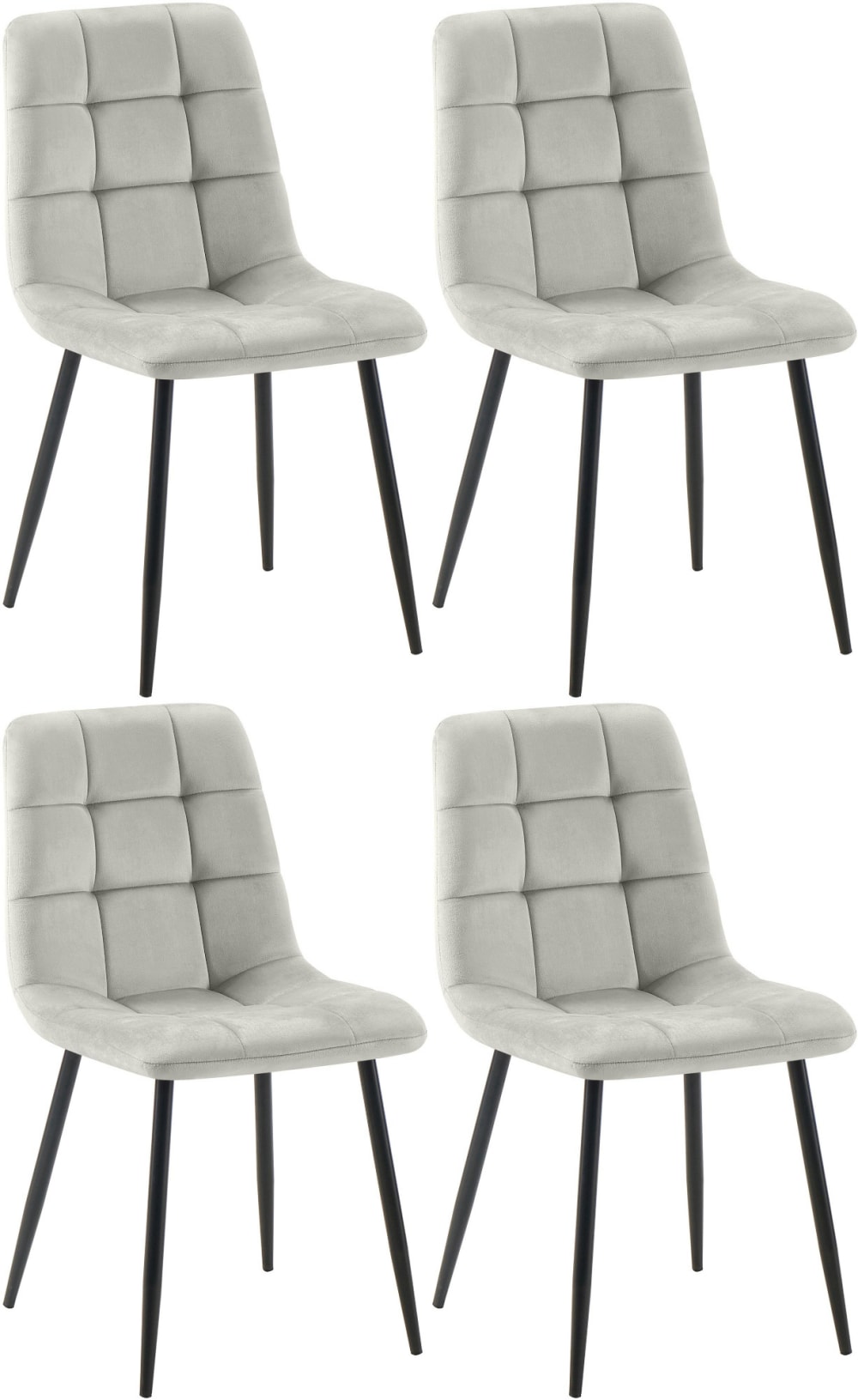 Lot 4 chaises de salle