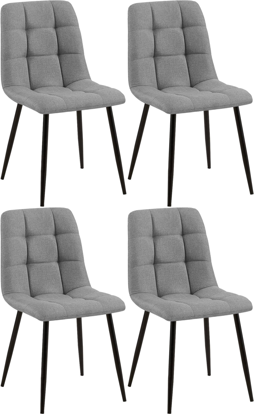 Lot 4 chaises de salle